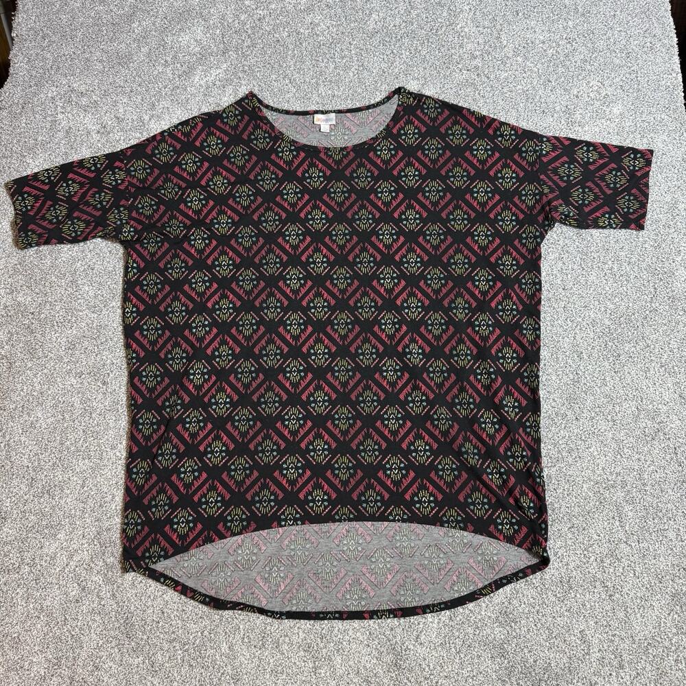 LuLaRoe Top Womens Size XL Boho Aztec Southwestern Lagenlook Tribal Inspired